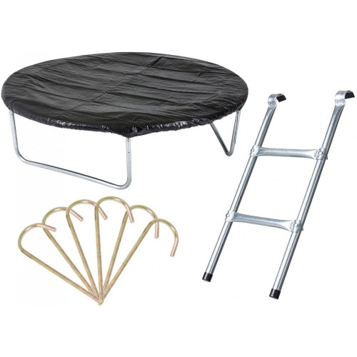 Батут  Hop-Sport 12FT 366 см green із зовнішньою сіткою - фото №5